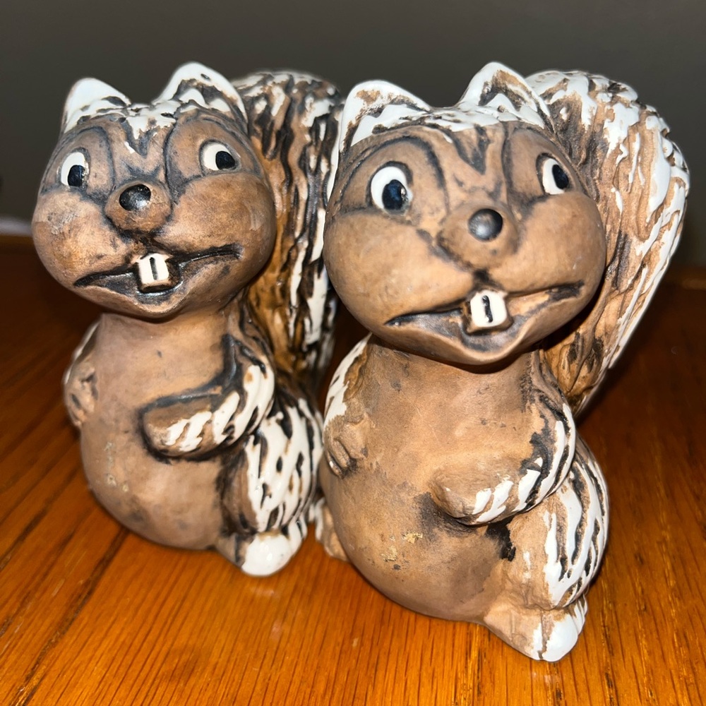 Adorable Squirrel Figurines